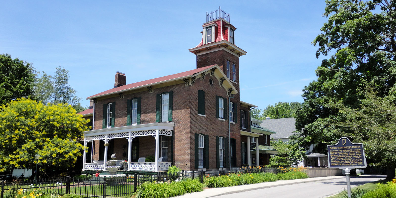 Renovated historic home with a front porch in Bates-Hendricks, Indianapolis