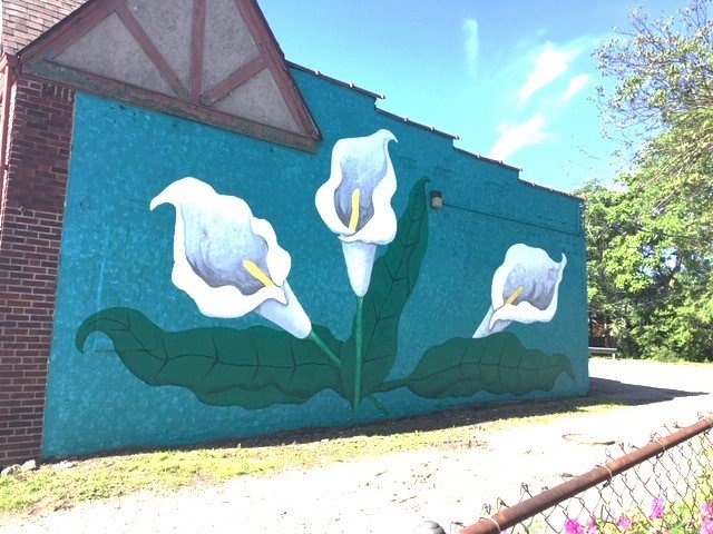 Colorful murals and public art near the Near Eastside Indianapolis